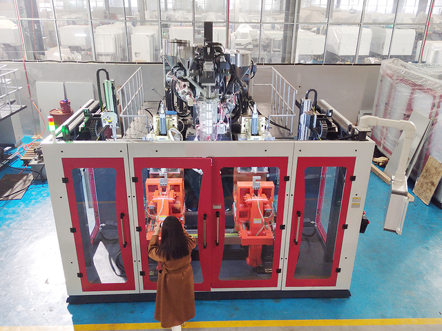 Máquina meper mp80fd três camadas 10liter extrusão hdpe Máquina de moldagem de sopro automática para garrafa de detergente