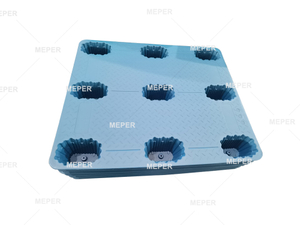 1000*1000*150mm de paletes de face única nove pernas de 4 vias de entrada de entrada