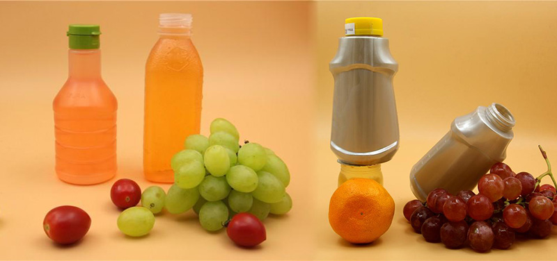 Garrafa de suco multicamada