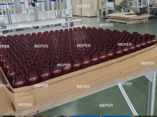 Máquina de embalagem de papel de papel de papel de papel de papel de mamadeira vazia automática e meper para garrafas de estimação PP PVC PVC