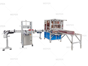 Teste de vazamento de garrafas de plástico vazio e máquina de embalagem de ensacamento